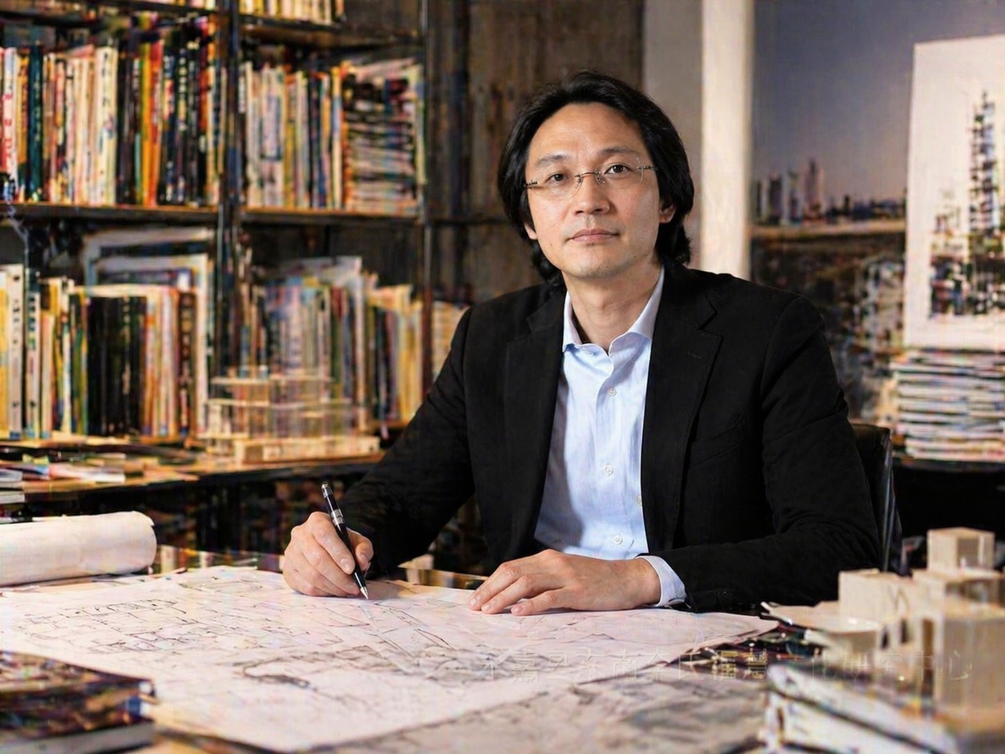 Joan Lee · architect and developer · in studio